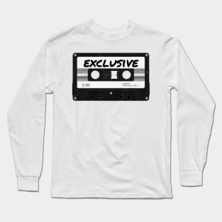 Retro 80s Music Exclusive Mixtape Long Sleeve T-Shirt